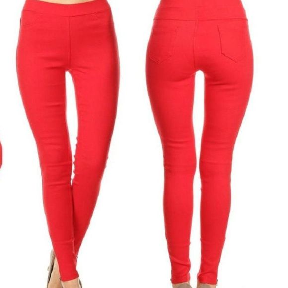 𝅺women's Cotton-Blend Skinny Stretch Jeggings - Picture 1 of 1